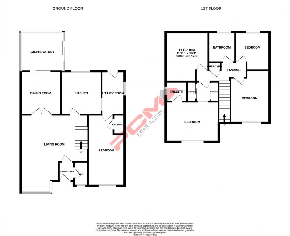 Floorplan for Chalvington Drive, St. Leonards-On-Sea