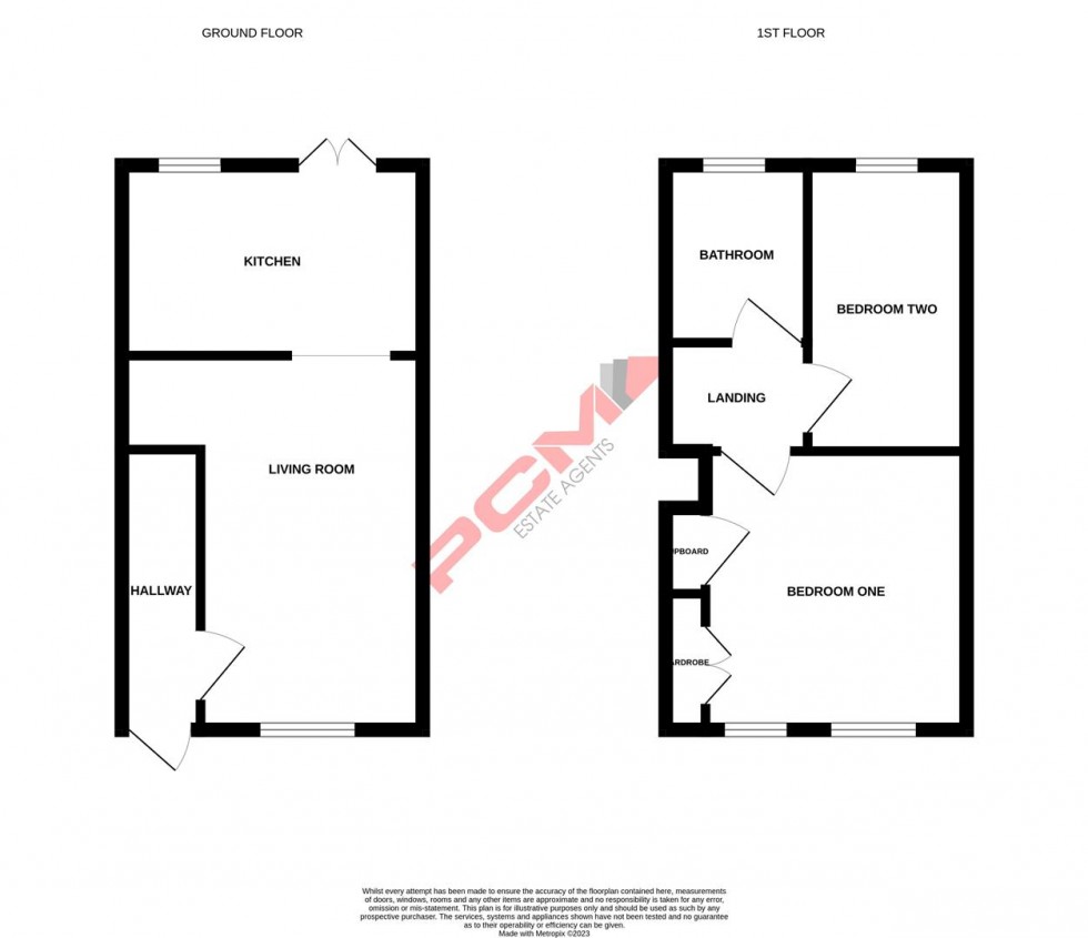 Floorplan for Cookson Gardens, Hastings