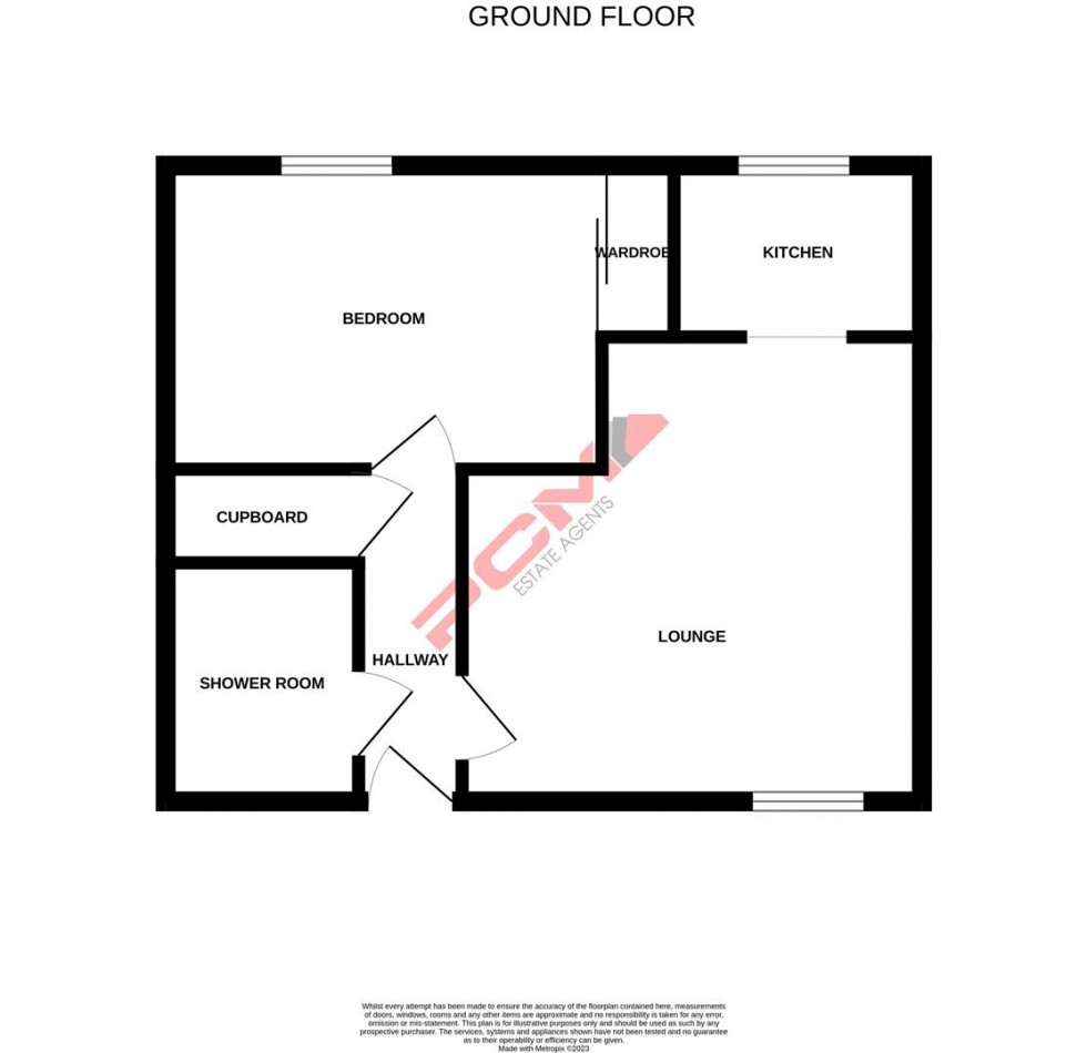 Floorplan for Denmark Place, Hastings