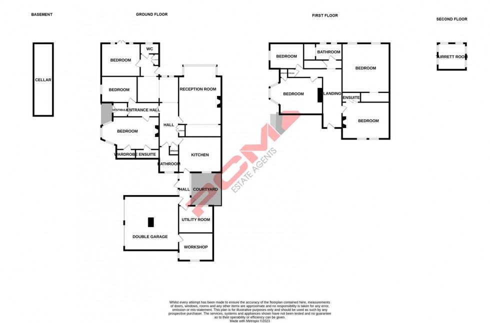 Floorplan for Hoads Wood Road, Hastings