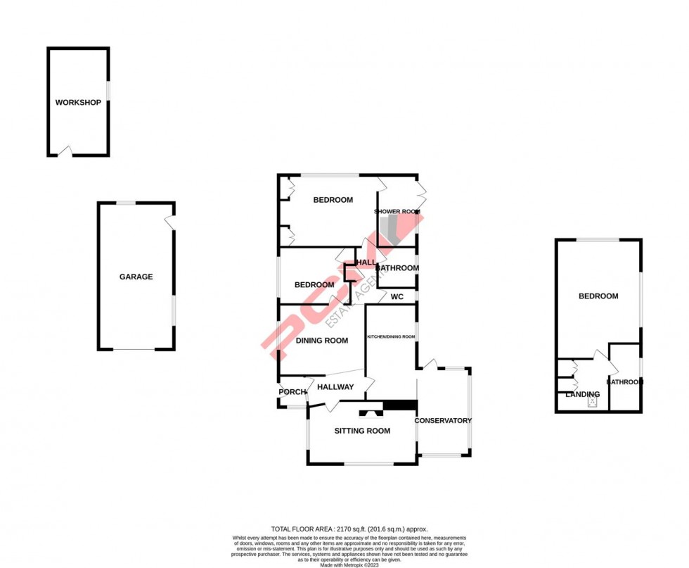 Floorplan for St. Helens Avenue, Hastings