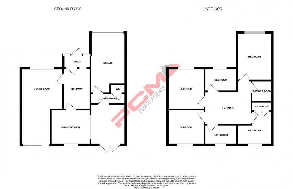 Floorplan for Badgers Way, Hastings