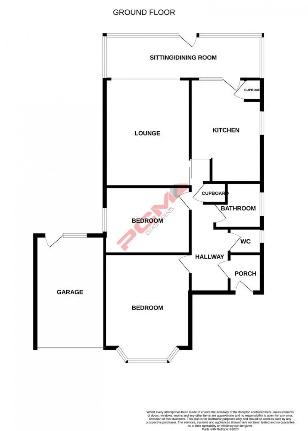 Floorplan for Friars Hill, Guestling,