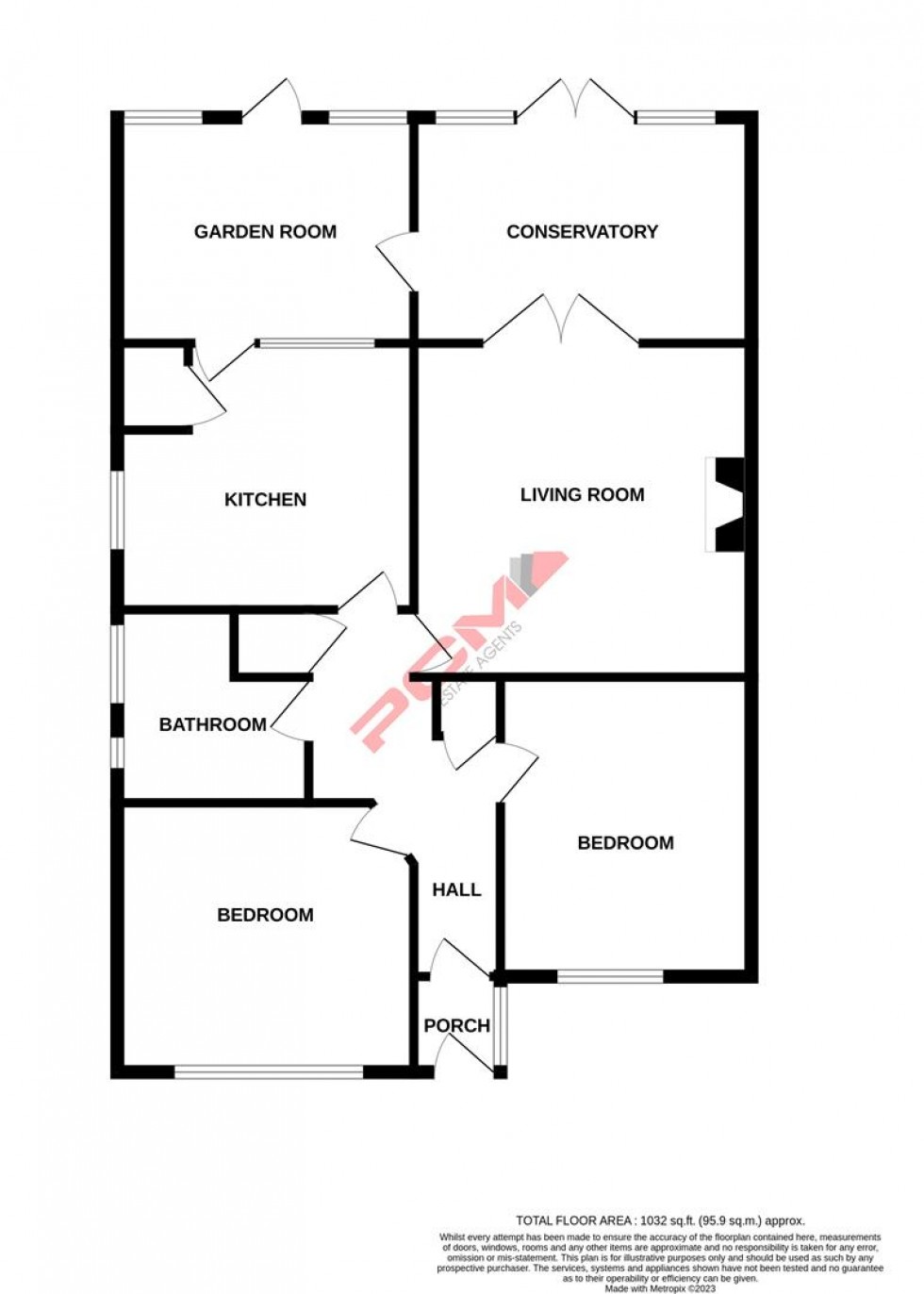 Floorplan for Pine Avenue, Hastings