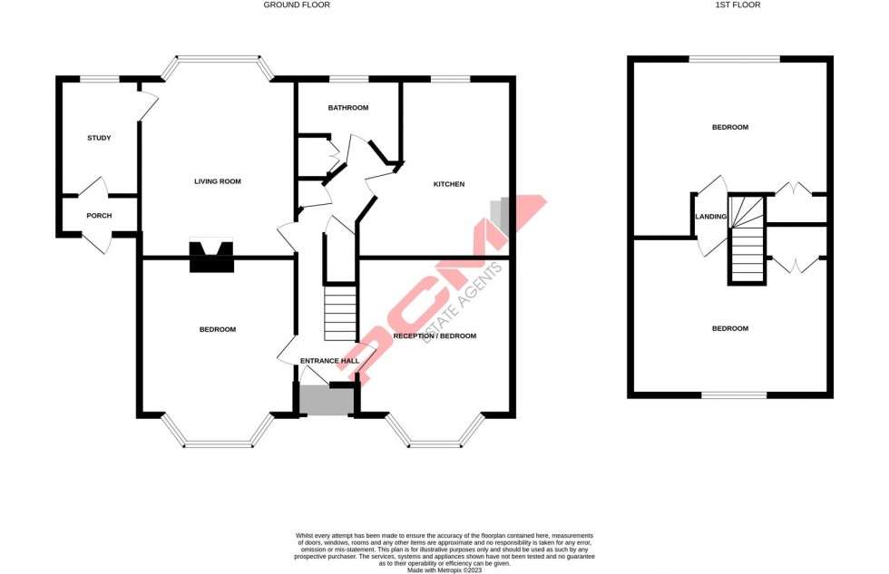 Floorplan for Rock Lane, Hastings