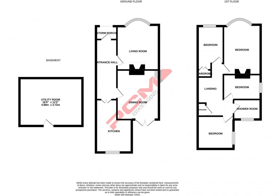 Floorplan for Elpinstone Road, Hastings