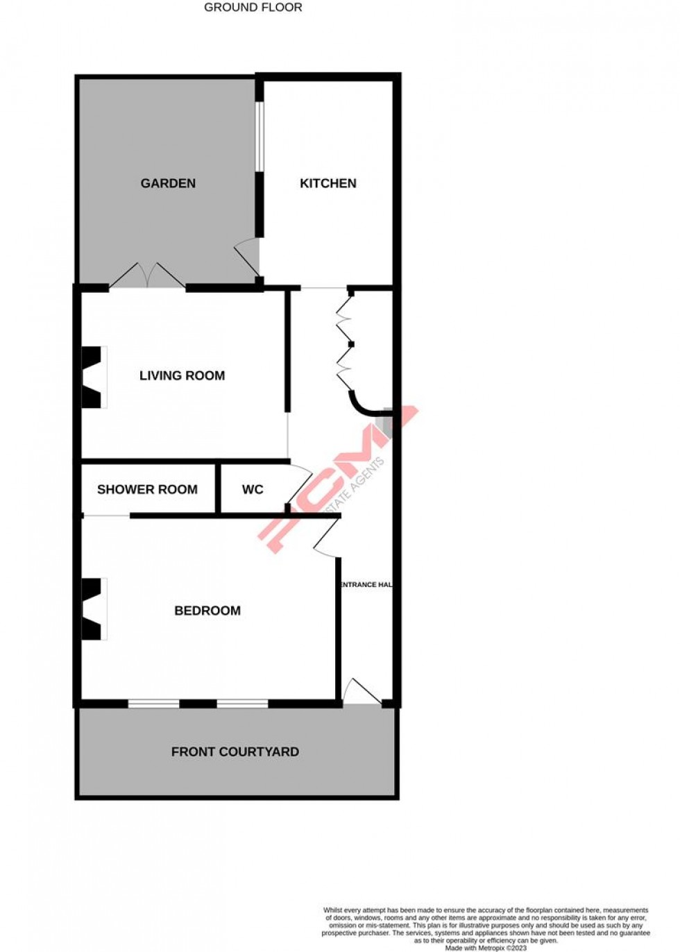 Floorplan for East Ascent, St. Leonards-On-Sea