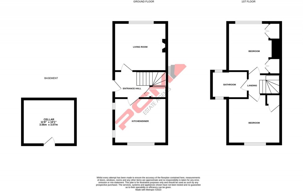 Floorplan for Oakfield Road, Hastings