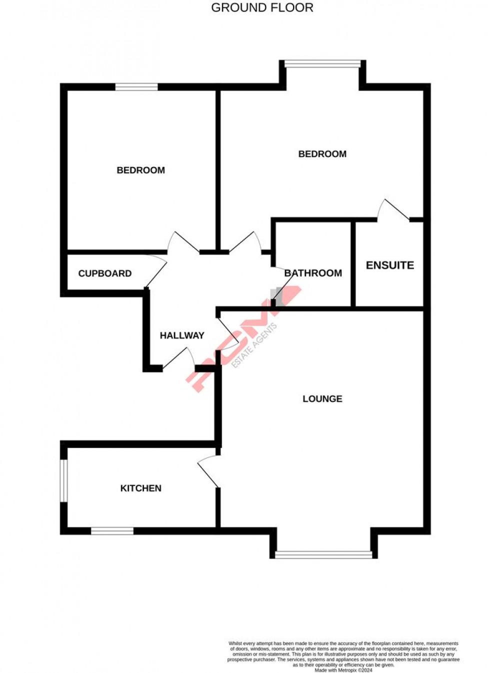 Floorplan for Dane Road, St. Leonards-On-Sea