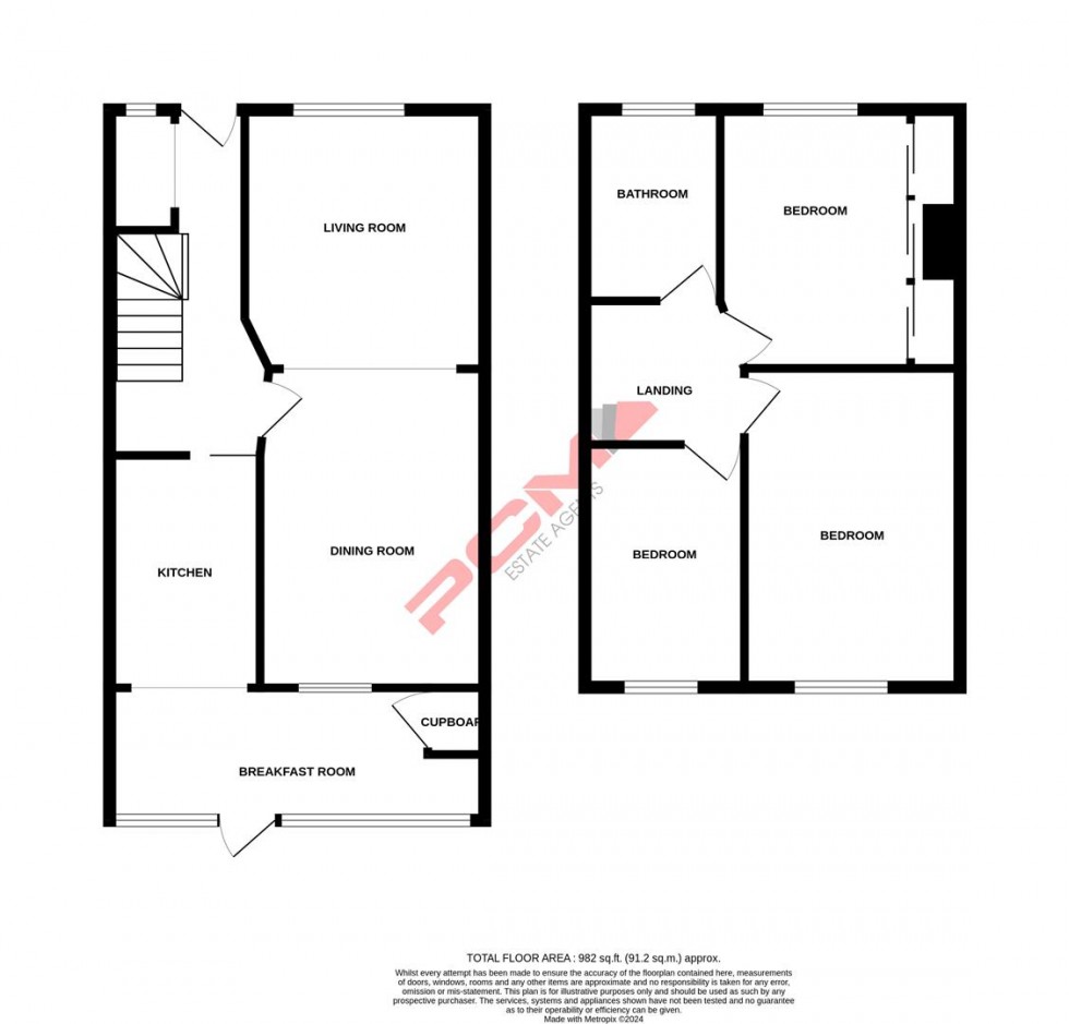 Floorplan for Hardwicke Road, Hastings