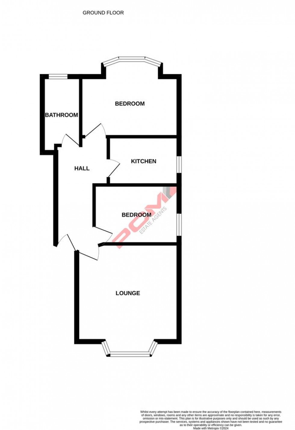 Floorplan for Holmesdale Gardens, Hastings