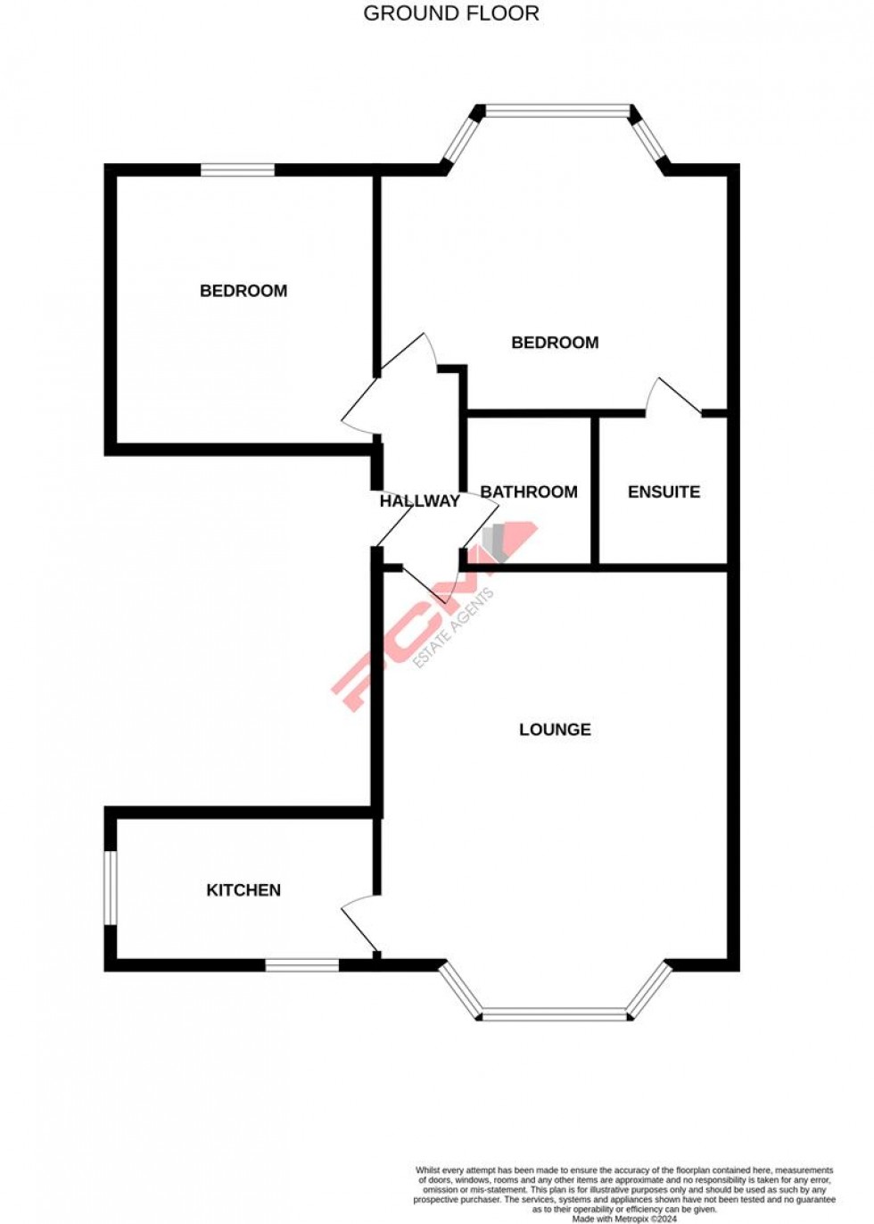 Floorplan for Dane Road, St. Leonards-On-Sea