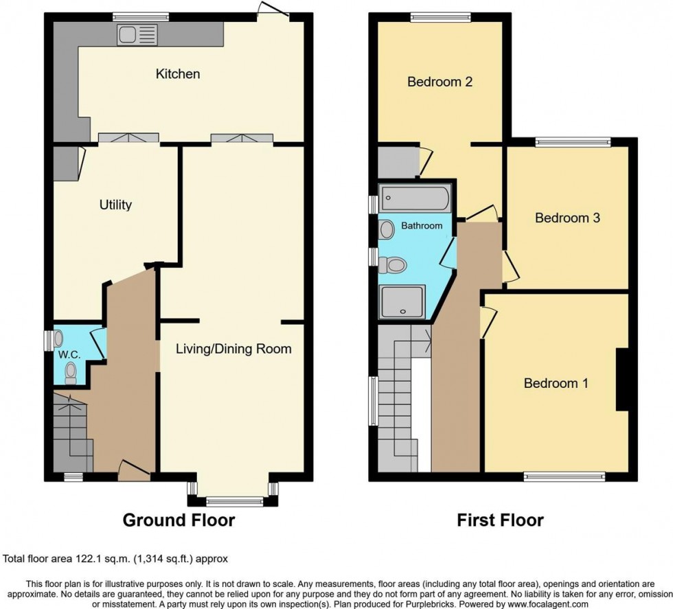 Floorplan for Bexhill Road, St. Leonards-On-Sea