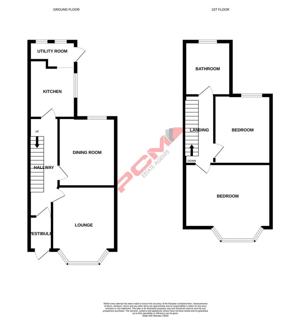 Floorplan for Grove Road, Hastings