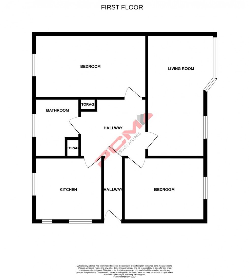 Floorplan for Rye Road, Hastings