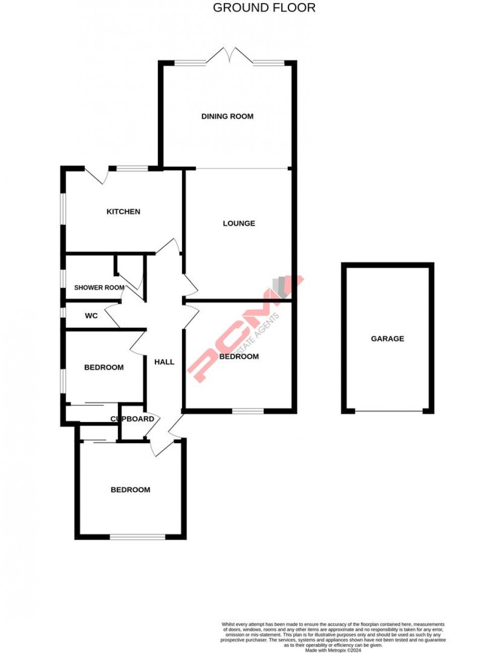 Floorplan for Ghyllside Avenue, Hastings