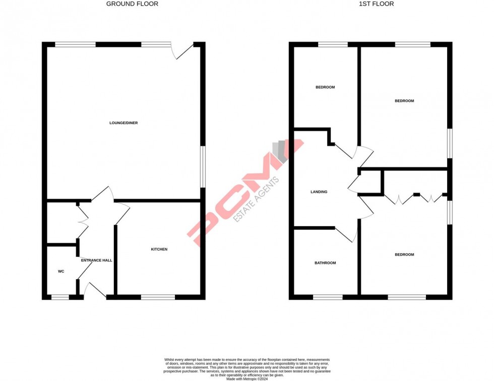 Floorplan for Willingdon Close, St. Leonards-On-Sea