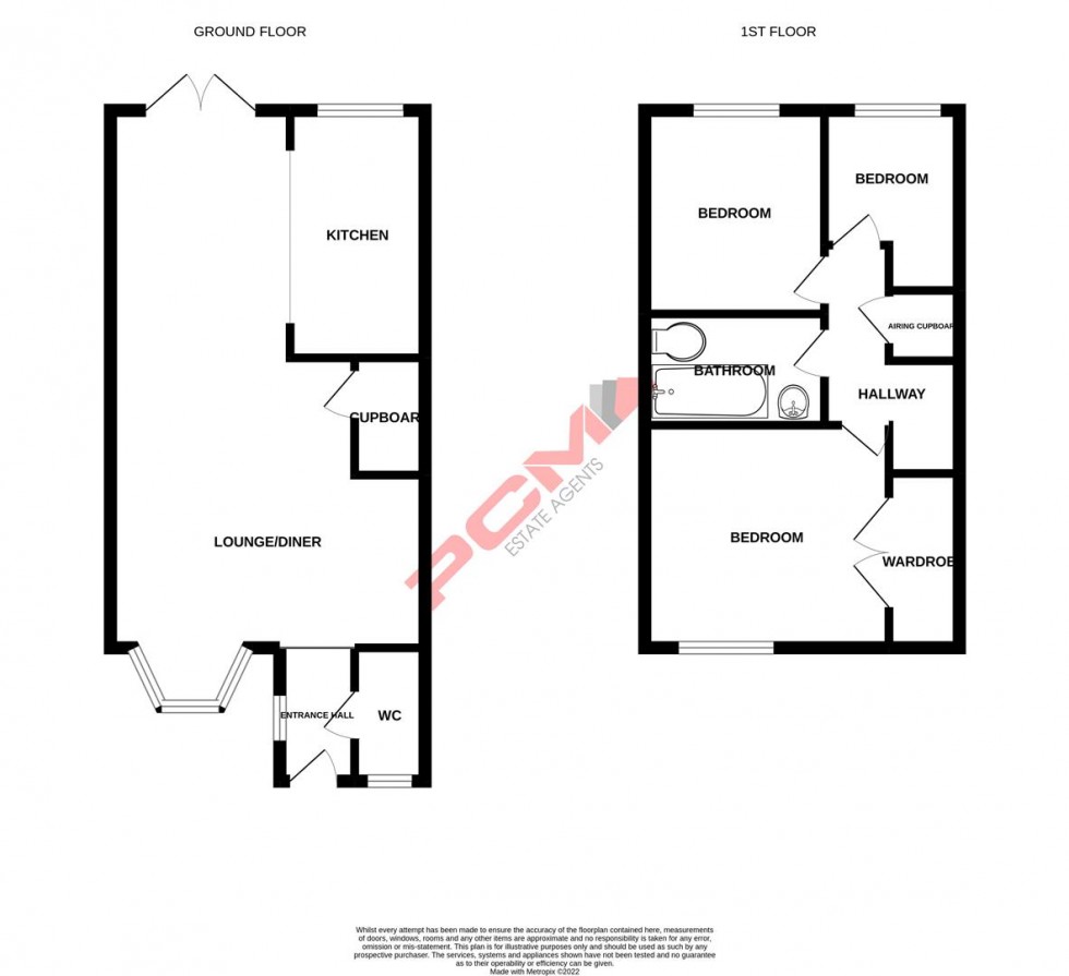 Floorplan for Etchingham Drive, St. Leonards-On-Sea