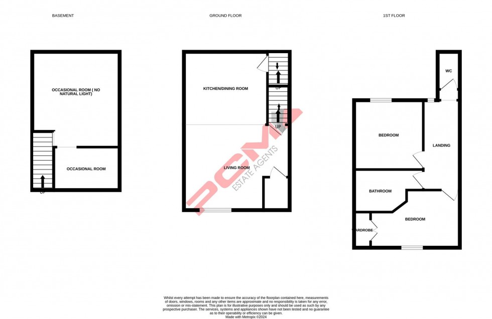 Floorplan for Stone Street, Hastings