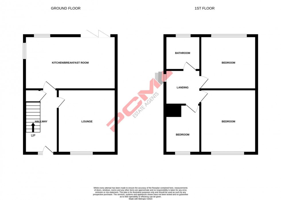 Floorplan for Birch Way, Hastings