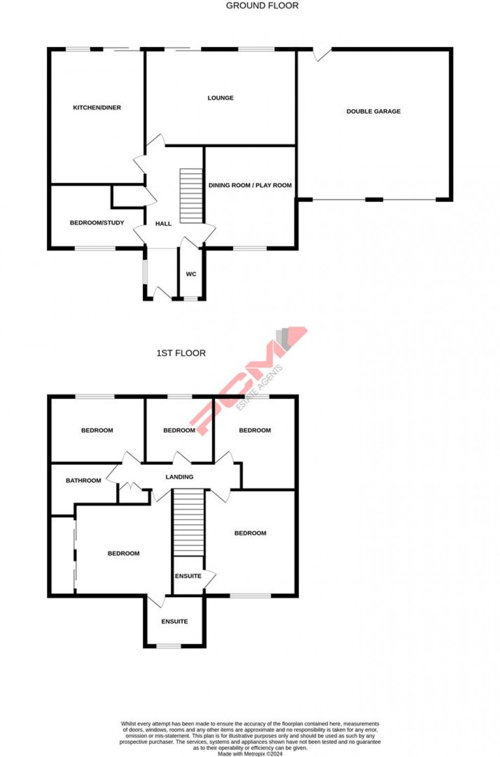 Floorplan for Robsack Avenue, St. Leonards-On-Sea