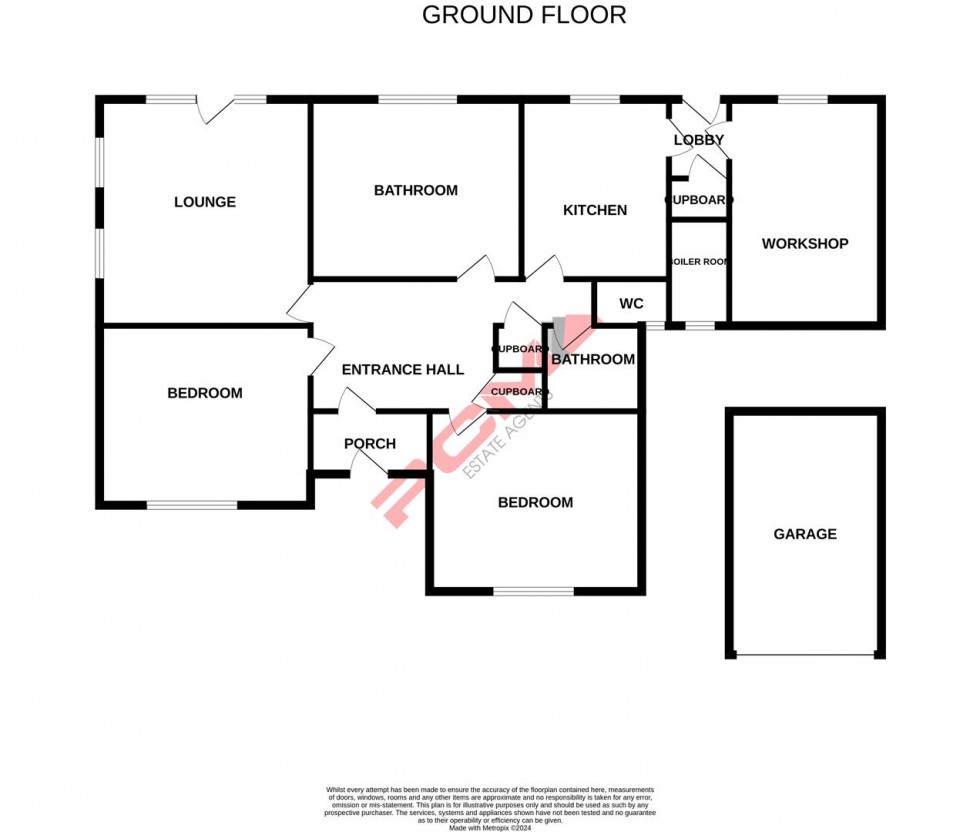 Floorplan for Park Wood Road, Hastings