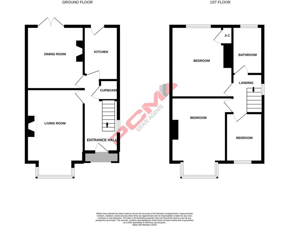 Floorplan for Fearon Road, Hastings