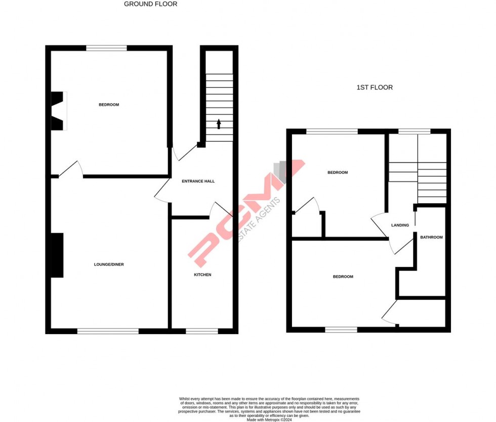 Floorplan for Magdalen Road, St. Leonards-On-Sea