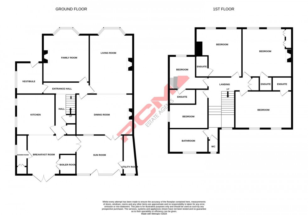 Floorplan for Lower Park Road, Hastings