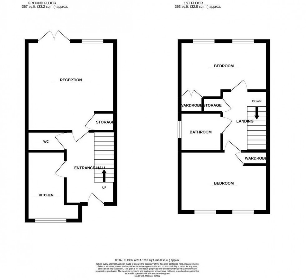 Floorplan for Faraday Drive, Hastings