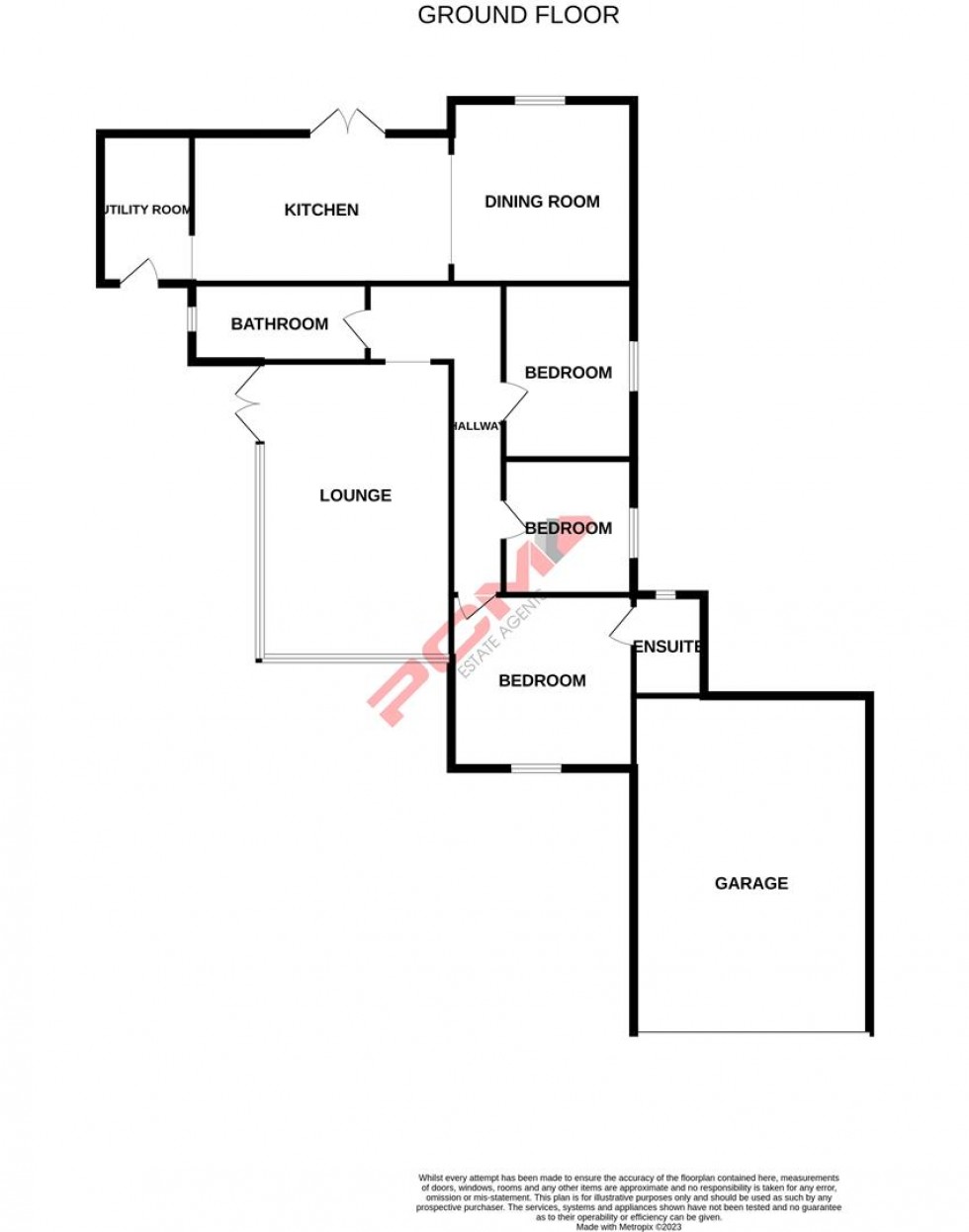 Floorplan for Oakhurst Road, Battle