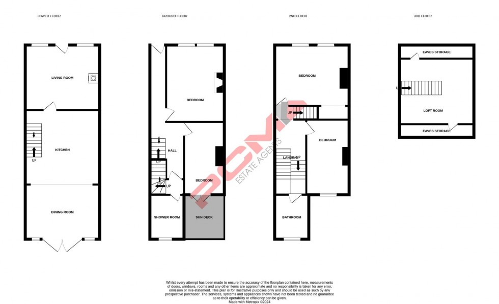 Floorplan for Athelstan Road, Hastings