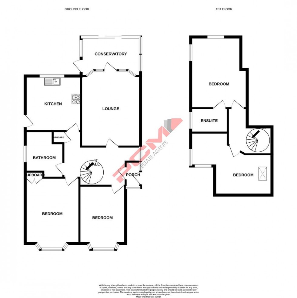 Floorplan for Shirley Drive, St. Leonards-On-Sea