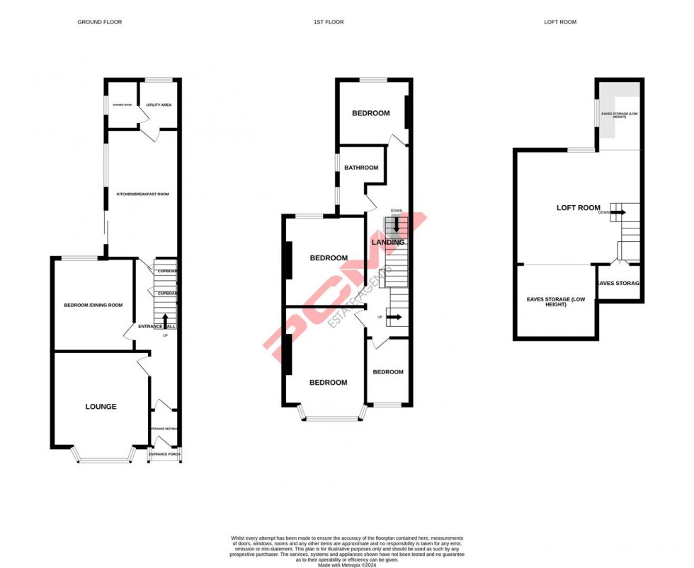 Floorplan for Elphinstone Road, Hastings