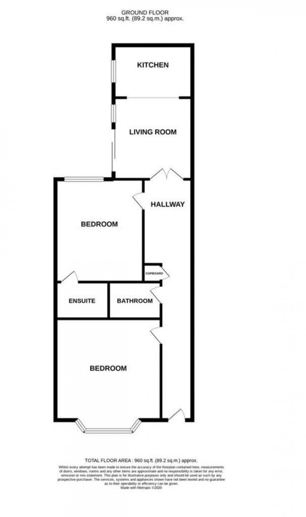 Floorplan for Warrior Square, St. Leonards-On-Sea