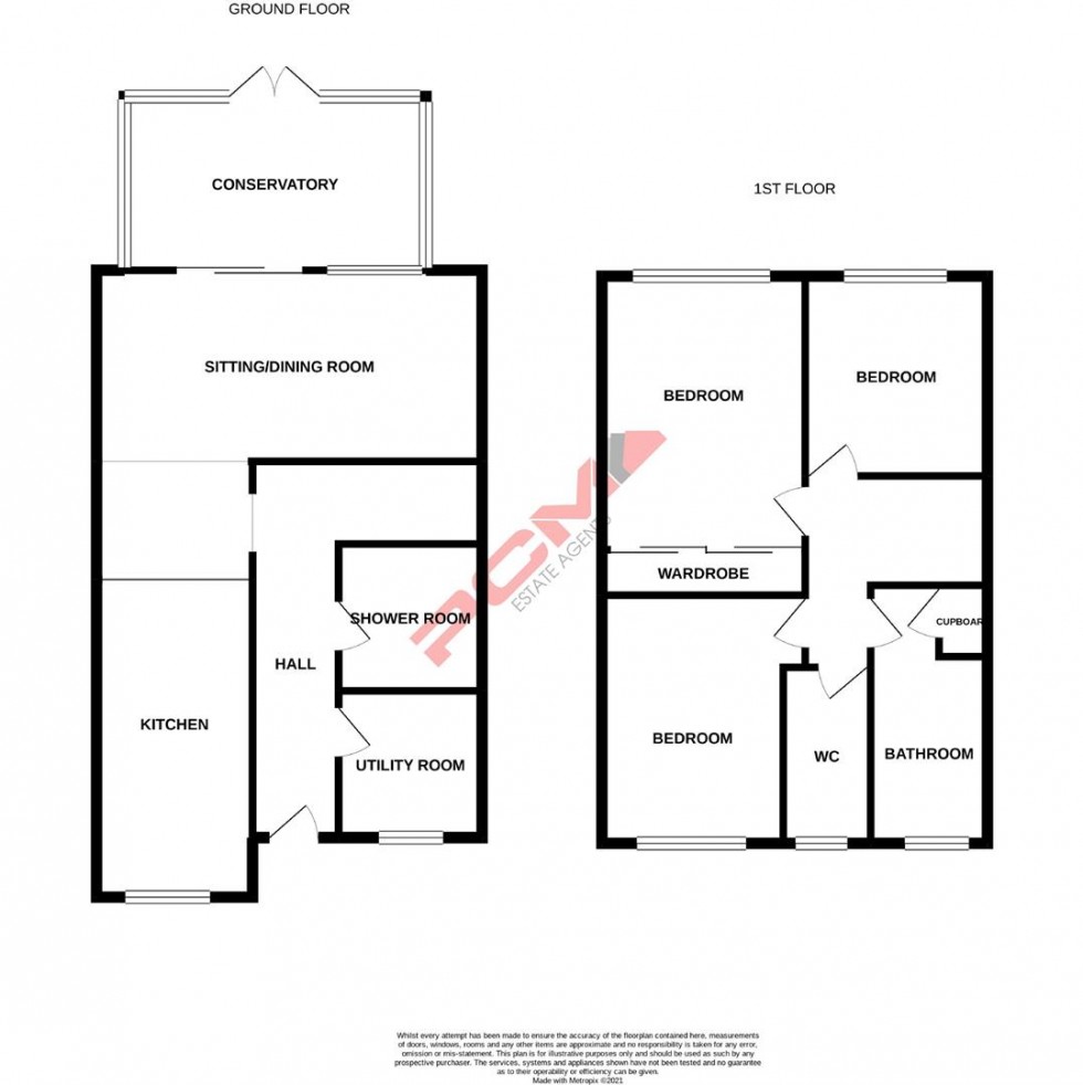 Floorplan for Asten Close, St. Leonards-on-sea