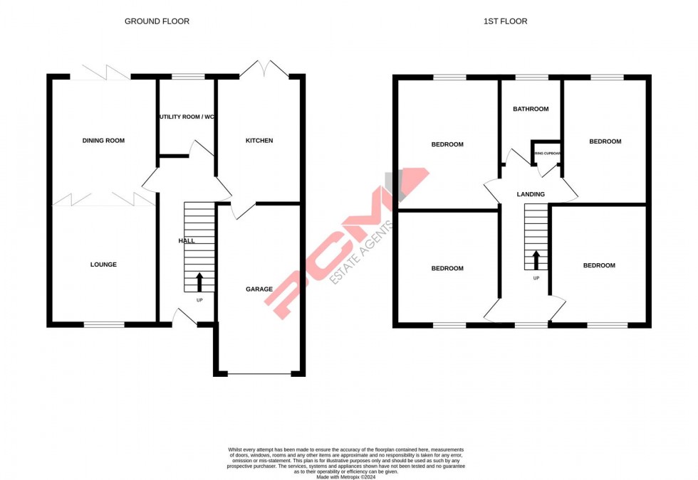 Floorplan for Chanctonbury Drive, Hastings