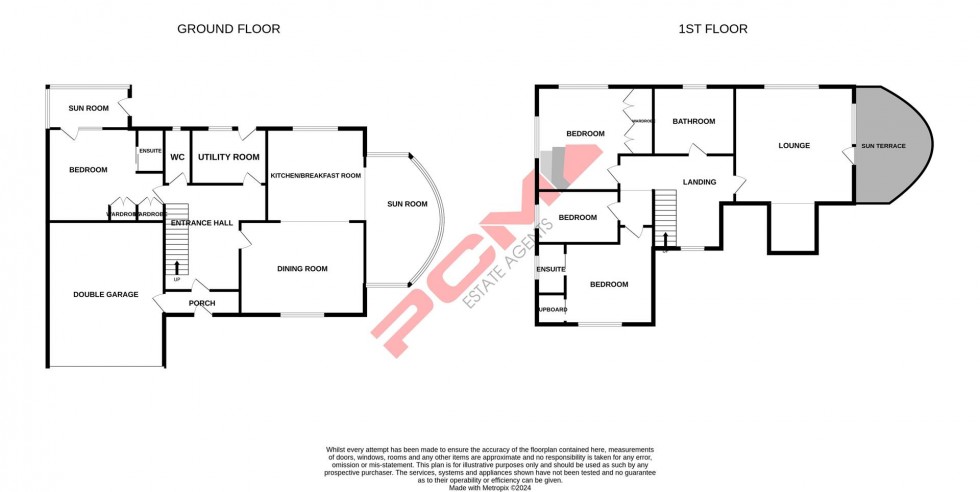 Floorplan for Coastguard Lane, Fairlight