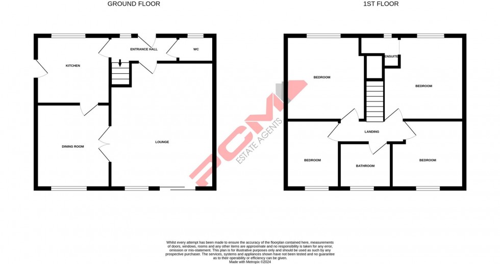 Floorplan for Glyndebourne Gardens, St. Leonards-On-Sea