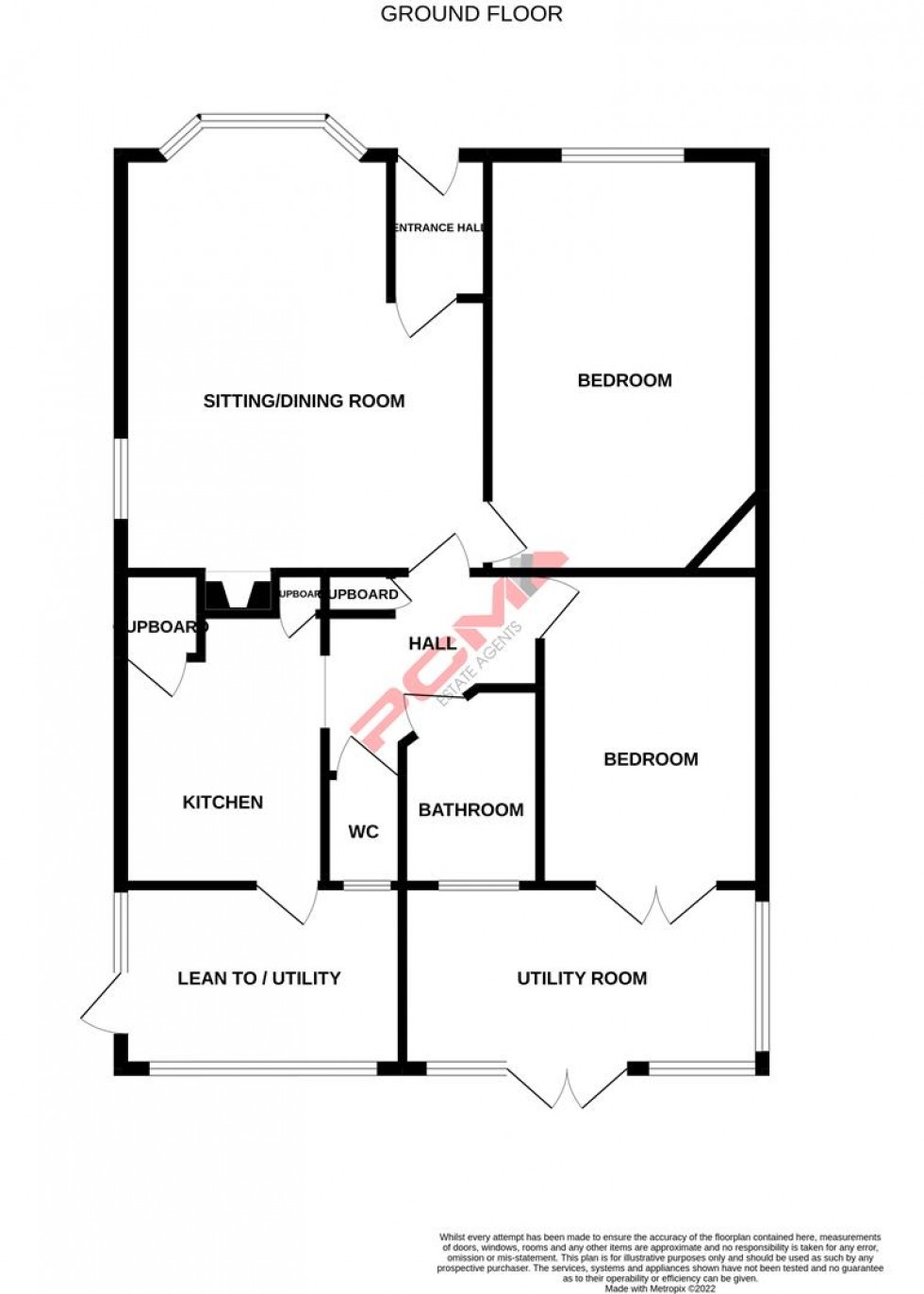 Floorplan for Woodbrook Road, Hastings