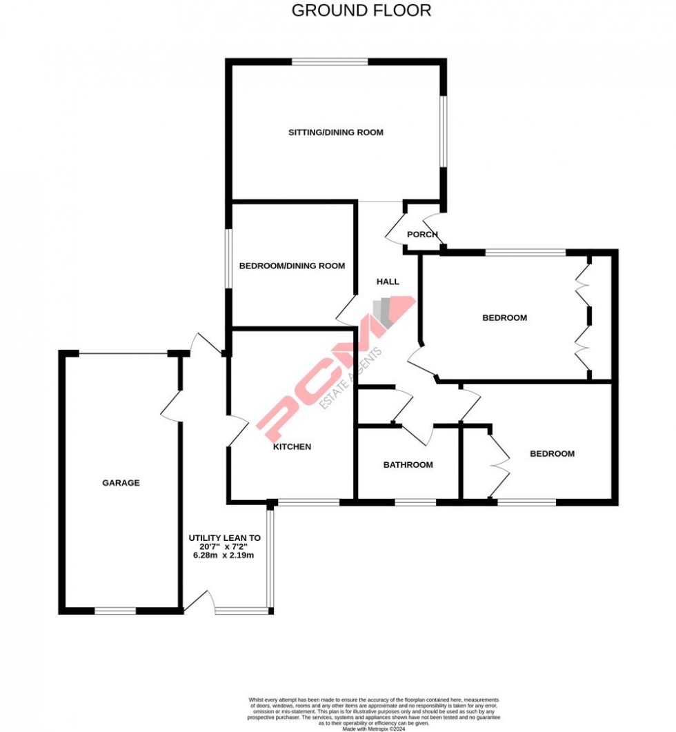 Floorplan for Pebsham Lane, Bexhill-On-Sea