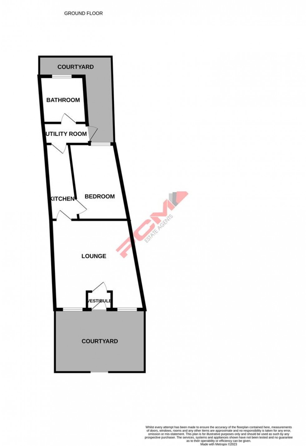 Floorplan for Harold Road, Hastings