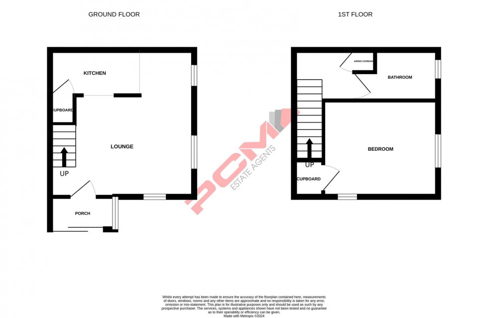 Floorplan for Piltdown Close, Hastings