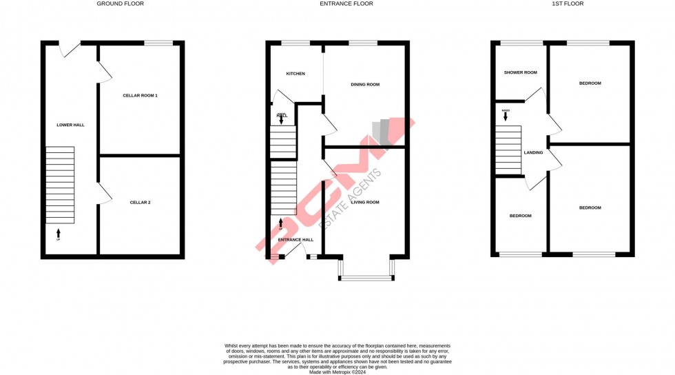 Floorplan for Harold Road, Hastings