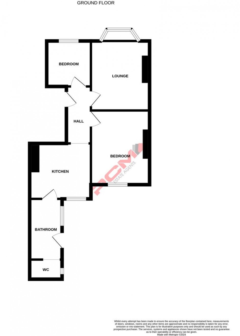 Floorplan for Cornfield Terrace, Hastings