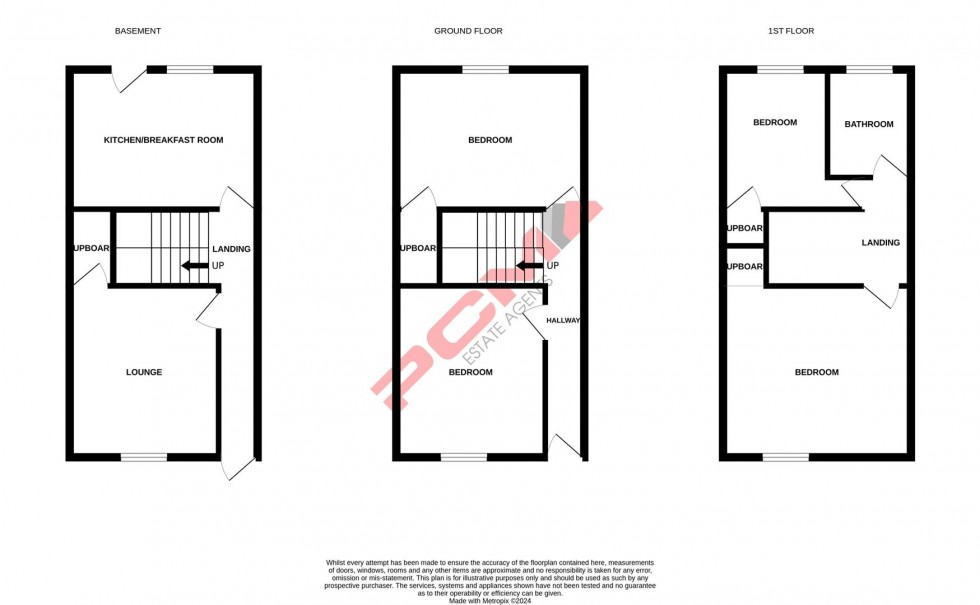 Floorplan for Stonefield Road, Hastings