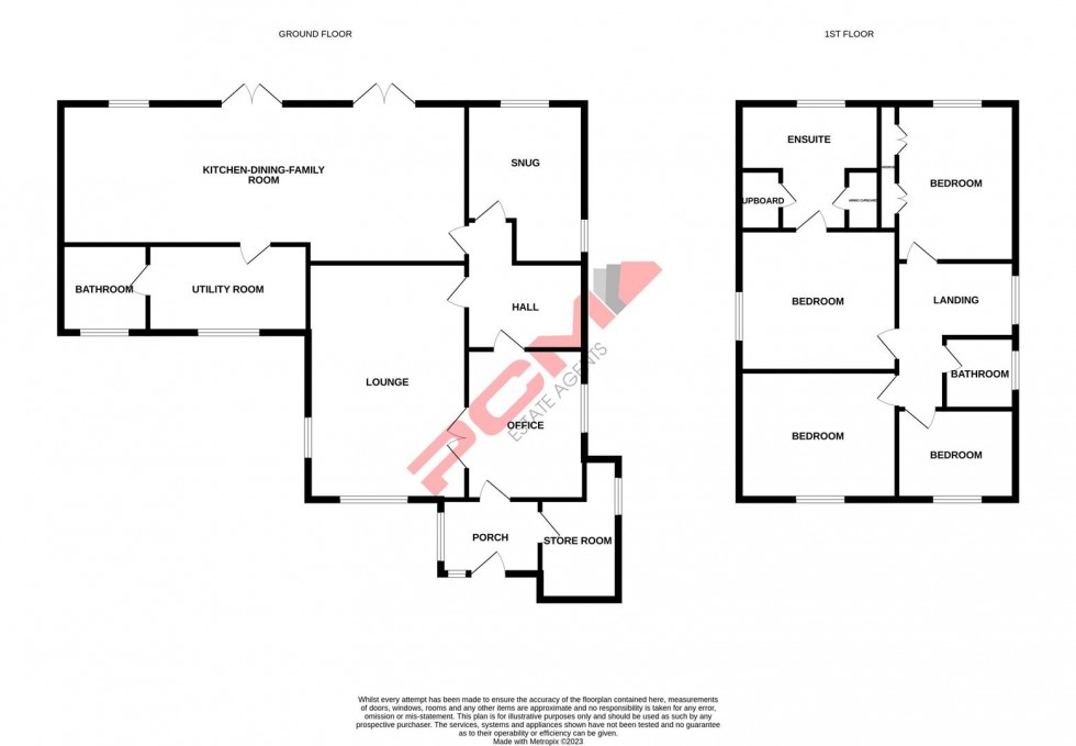 Floorplan for Butchers Lane, Three Oaks