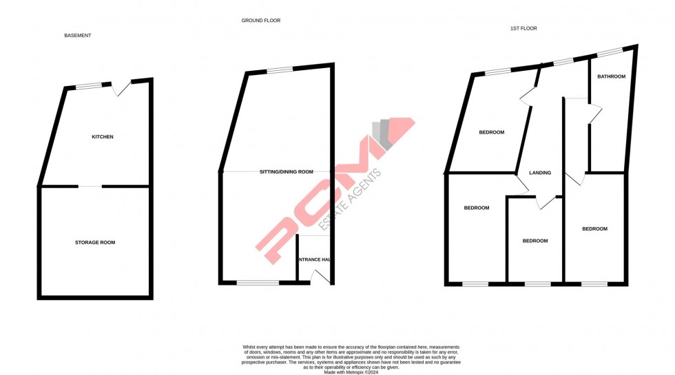 Floorplan for Percy Road, Hastings