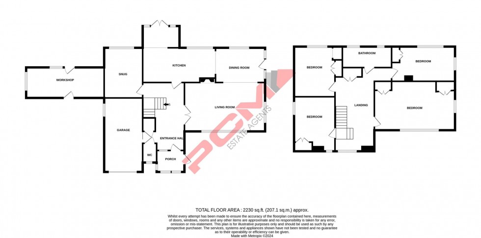 Floorplan for Watermill Lane, Pett, Hastings