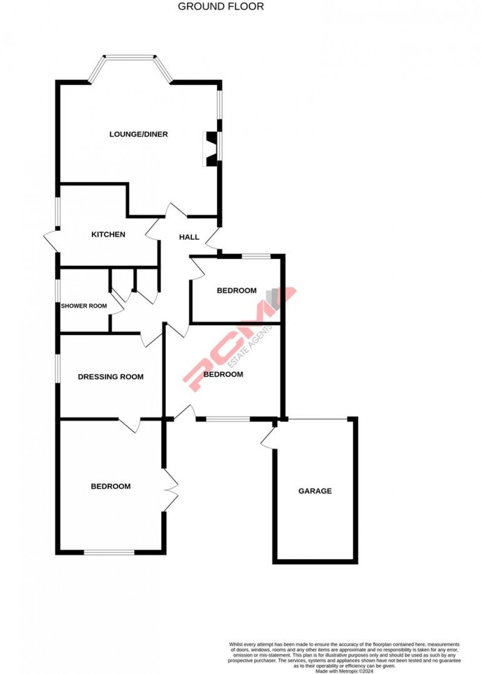 Floorplan for Willowbed Walk, Hastings